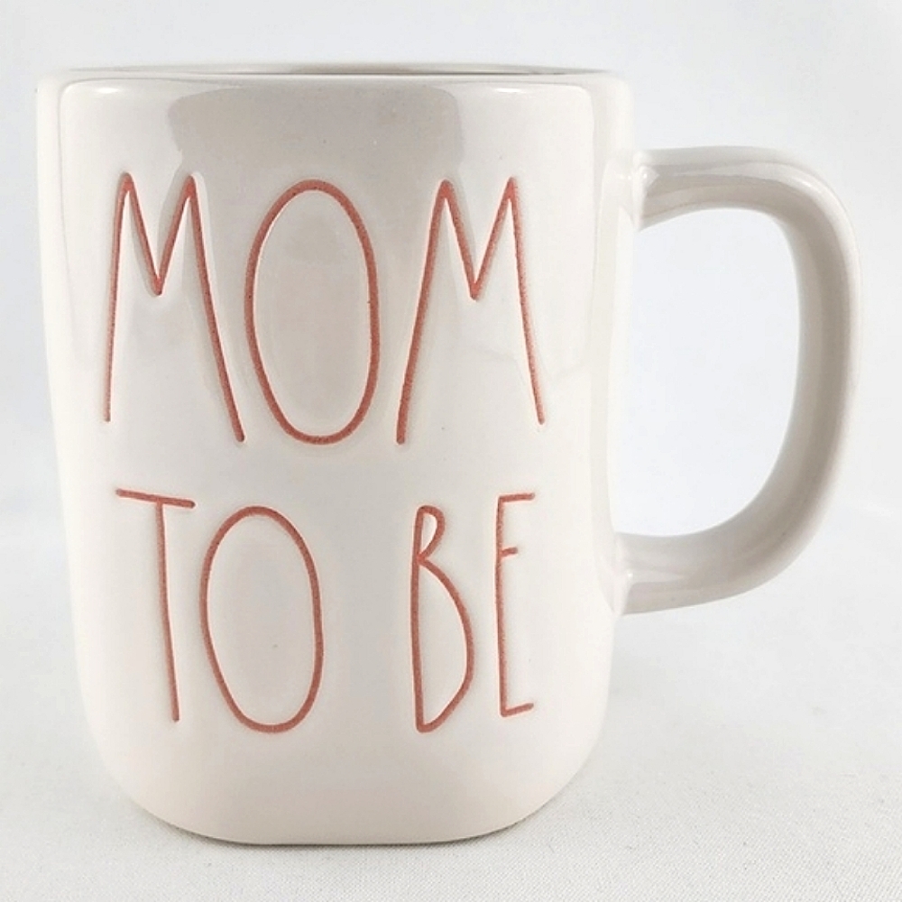 Rae Dunn Artisan Collection Mom To Be Ceramic Coffee Mug White